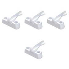 Lot de 4 verrous de fenêtre rechange pour fenêtres coulissantes verticales