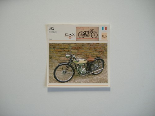 Fiche moto dax 100 baby - 100,