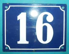 ANCIENNE PLAQUE EMAILLEE 