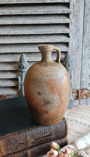 ANCIEN POT GRES BEIGE CRUCHE