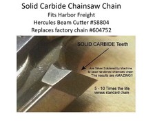 Solide carbure tronçonneuse - solide,