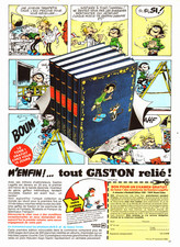 PUB   "  editions ROMBALDI  " " GASTON LAGAFFE   " 1985