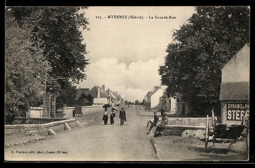 Cpa myennes nièvre la - /nièvre,,