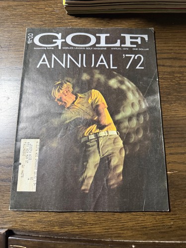 Golf magazine 1972 - magazine,