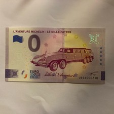 BILLET TOURISTIQUE 0 EURO ZÉRO EURO L'AVENTURE MICHELIN - LE MILLE-PATTES 2024