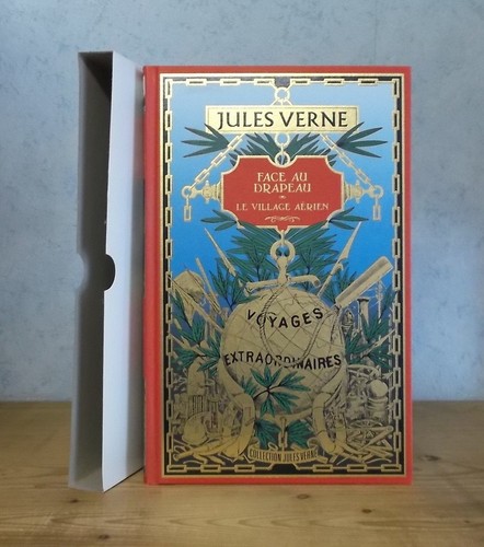 Jules verne face drapeau - jules, /