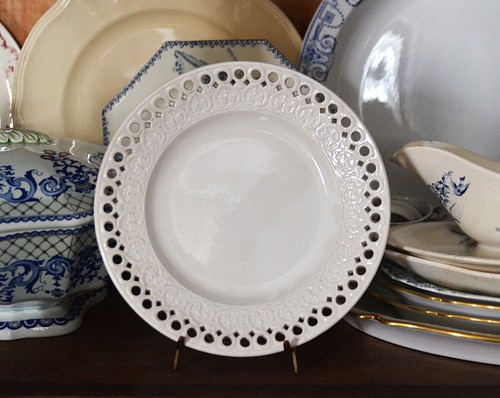 Creil montereau rare assiette - creil,