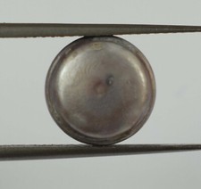 Pierre précieuse naturelle de 5,15 carats ronde tahitienne grisâtre noire mer...