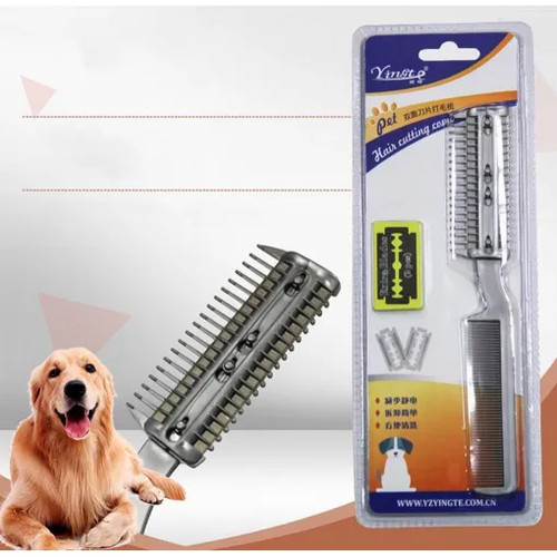 Peigne rasoir pour chiens - peigne,