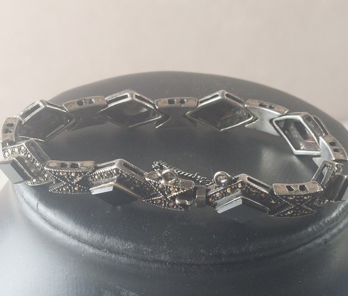 Ancien bracelet décor onyx - décor,