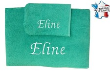 Serviette + gant de toilette