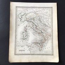 Carte 1840 Italie Italia