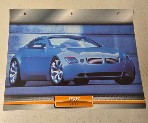 Bmw carte fiche voitures - bmw, z9