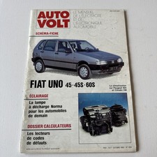 Revue Technique Auto Volt Fiat Uno 45 45S 60S N°659 Octobre 1990