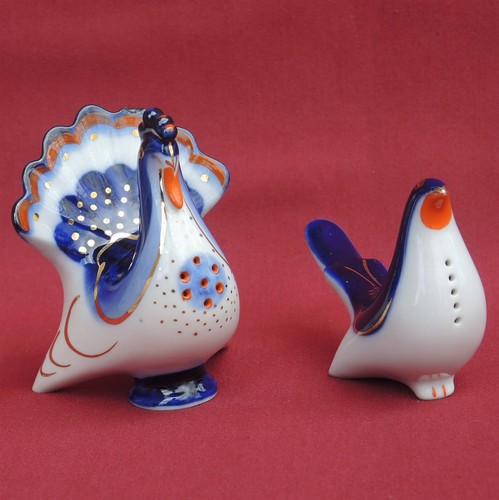 Salt pepper shakers - &,
