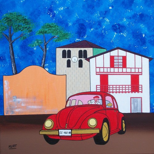Tableau naif cox the basque - tableau, on