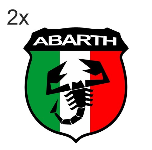 Sticker plastifié abarth - sticker,