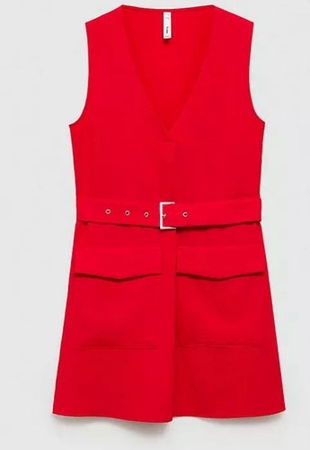Robe mango rouge - rouge, uk