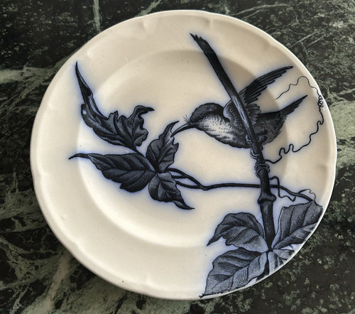 Assiette longwy japonais terre - assiette,