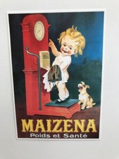 CARTE POSTALE :  MAIZENA POIDS ET SANTE - M. AUZOLLE