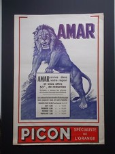Affiche publicitaire originale - publicitaire,