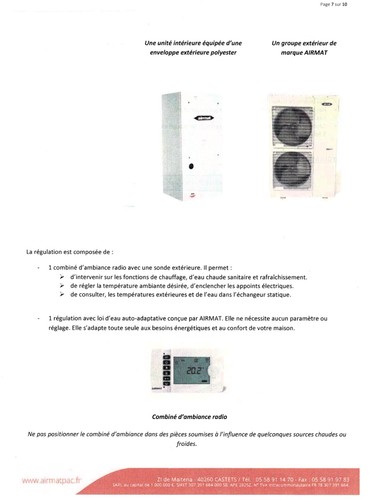 Pompe chaleur air eau - pompe,