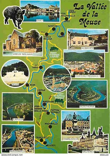 Carte postale ardennes - postale,