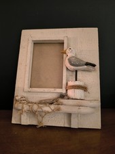 Cadre Décoration Style Marin Avec Mouette