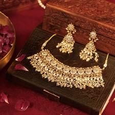 18K Or Kundan Perle Mariage