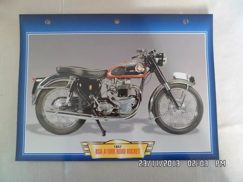 Carte fiche moto bsa - carte, 10