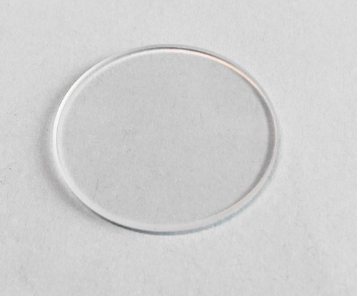 Verre montre rond plat mm - rond, 21.4