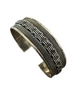 Bracelet manchette argent