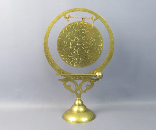 Gong laiton doré artisanal - doré,