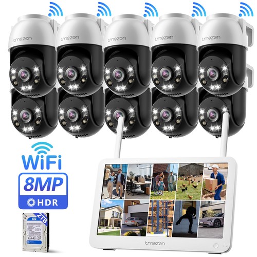 8mp ptz security camera system - ptz,