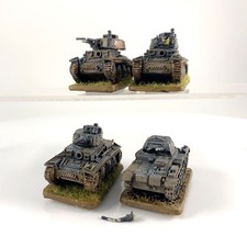 x4 Tank Allemand WW2 Plastique