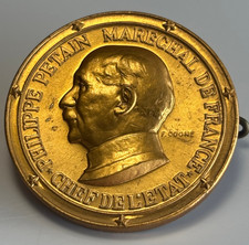 Etat Français : Maréchal Pétain, broche par F. Cogné, O.A 277