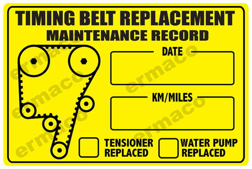 Timing belt - (qty, 2)