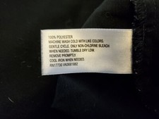 Black Polyester Maternity