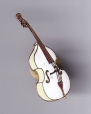 RARE PINS PIN'S .. MUSIQUE MUSIC CLASSIQUE JAZZ CONTREBASSE VIOLONCELLE ~FW