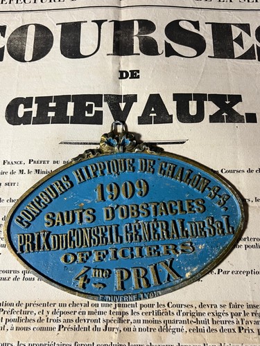 Plaque concours hippique - plaque,