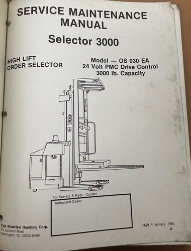 Yale service maint man high - yale,