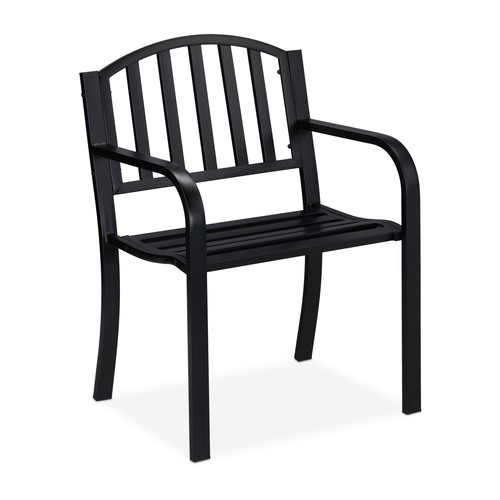 Chaise jardin pliable noir - jardin,