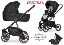 Riko Côté Bébé Landau Poussette 2in1,3in1 Nacelle+Poussette +Siège Auto + Isofix