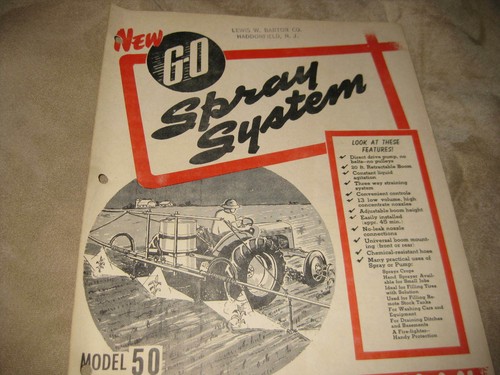 Sprayer system vintage farm - vintage,