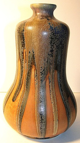 Grand vase coloquinte grés - grand, en
