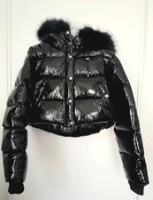 The Kooples Vinyl Short Puffer