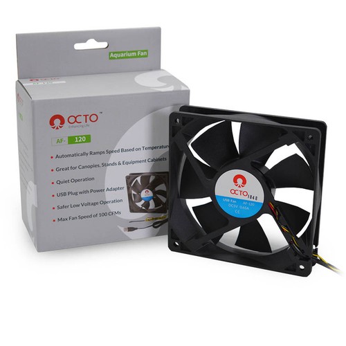 Usb smart aquarium fan - aquarium,