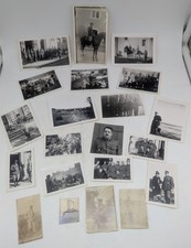 Lot de 20 Photos Militaires Anciennes, WW1, WW2, 1918, 1939