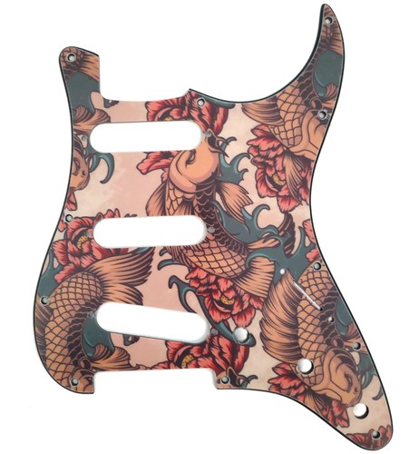 Pickguard carp koï tattoo - pickguard,