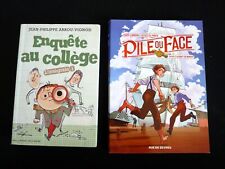 Livre Enquete au college integrale Tome 1 + Livre BD Pile ou Face cavale au bout